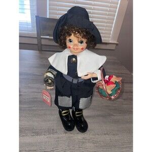 Vtg 1986 Brinn’s Pilgrim Doll Collectible Limited Edition Nov Calendar